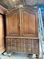 Oude antieke kabinet kast eikenhout, Ophalen of Verzenden