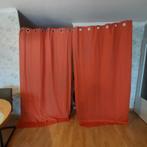 2x Oranje gordijnen Mariam van Ikea,144x228cm(elke gordijn), Huis en Inrichting, Ophalen of Verzenden, Zo goed als nieuw, 200 cm of meer