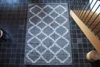 Leuk grijs vloerkleed carpet met ruitpatroon 190 x 290 cm, Crème, 150 tot 200 cm, Ophalen of Verzenden, Rechthoekig