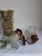 Brocante art nouveau lampjes, Ophalen of Verzenden