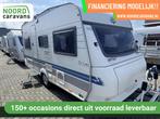 Hobby De Luxe 450 VOORTENT + RONDZIT + VASTBED, Caravans en Kamperen, Hobby, Bedrijf, 6 tot 7 meter, Tot en met 4
