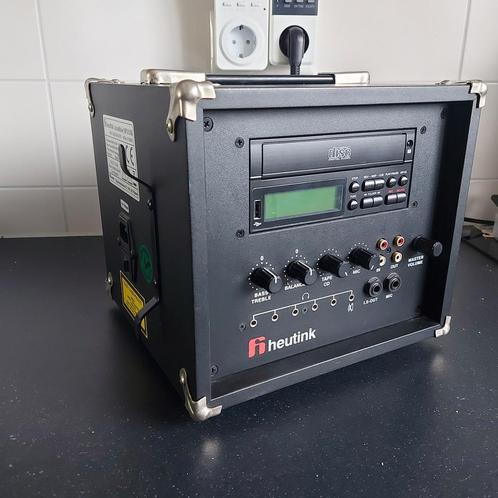 Heutink VoiceMaker CD / Aux / MP3 school boombox, Audio, Tv en Foto, Luidsprekers, Zo goed als nieuw, Overige typen, Overige merken