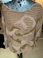 ESSENTIEL ANTWERP prachtig wollen trui goud/beige/roze mt 36, Ophalen of Verzenden, Essentiel Antwerp, Roze, Maat 36 (S)