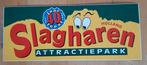 40 JAAR SLAGHAREN - STICKER, Verzamelen, Stickers, Ophalen of Verzenden, Zo goed als nieuw, Bedrijf of Vereniging