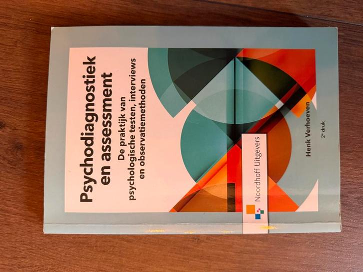 Psychodiagnostiek en assessment - Henk Verhoeven, Boeken, Studieboeken en Cursussen, Zo goed als nieuw, HBO, Ophalen of Verzenden