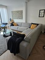 Zeer nette grijze hoekbank, Huis en Inrichting, Ophalen, Zo goed als nieuw, Stof, Moderne hoekbank