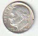 10  cent  1964    Amerika. km. 202, Postzegels en Munten, Munten | Amerika, Ophalen of Verzenden, Noord-Amerika, Losse munt, Zilver