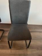 6 Henders & Hazel Swing Eetkamerstoelen Grijs, Ophalen, Gebruikt, Metaal, Grijs