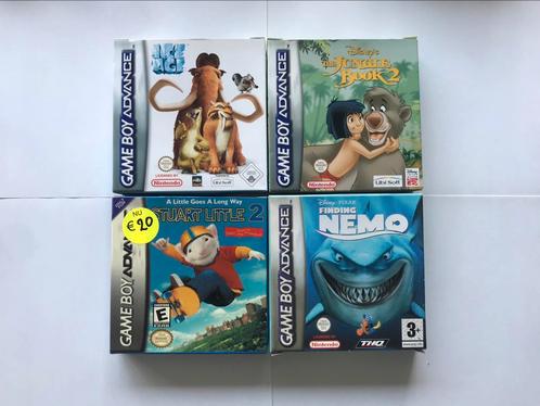 4 verschillende GBA Nintendo gameboy advance, Spelcomputers en Games, Games | Nintendo Game Boy, Zo goed als nieuw, Ophalen of Verzenden