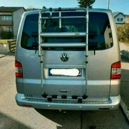 Thule backpack 973 Achterklep T5 T4 Hiace caddy viano T6, Auto diversen, Fietsendragers, Gebruikt, Achterklepdrager, 2 fietsen