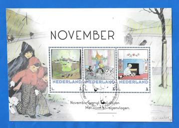 Postzegelvel Rie Cramer 2015 November - gestempeld  beschikbaar voor biedingen