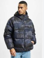 Adidas winterjas down jacket blauw grijs camo mt M nr 43825, Nieuw, Blauw, Maat 48/50 (M), Ophalen of Verzenden