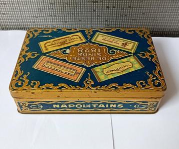 bonbon blik van houten  de beste sinds 1828 napolitains beschikbaar voor biedingen