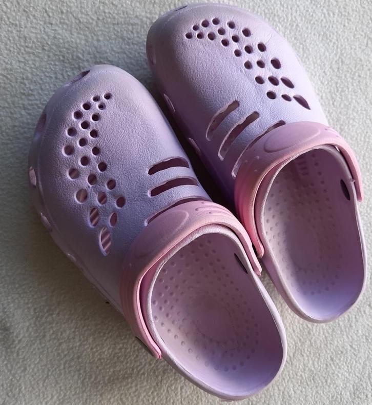 Klompen klompjes sloffen lila roze 32/33, Kinderen en Baby's, Kinderkleding | Schoenen en Sokken, Zo goed als nieuw, Overige typen