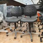 Labkoo medische werkstoelen stoelen - PU kunststof zwart, Ophalen of Verzenden, Gebruikt, Zwart