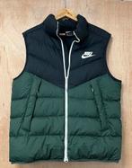 Nike bodywarmer puffer jack jas groen zwart - Maat L, Kleding | Heren, Bodywarmers, Maat 52/54 (L), Nike, Ophalen of Verzenden