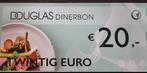 Douglas dinerbon, Eén persoon, Cadeaubon, Overige typen