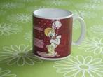 Disney mok Donald Duck en Katrien op chique, Ophalen of Verzenden, Donald Duck, Gebruikt, Servies