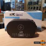 AIC Bluetooth Wekkerradio Zwart, Zo goed als nieuw