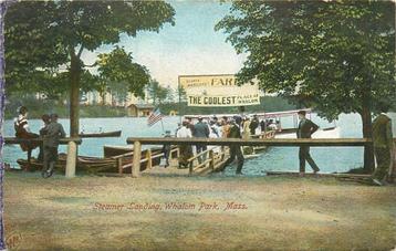 (379-115-007) Whalom Park Mass Steamer Landing beschikbaar voor biedingen