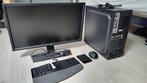Complete PC Windows 10 met monitor, toetsenbord en muis, Computers en Software, Desktop Pc's, Ophalen, 8 GB, Zelf gebouwde pc