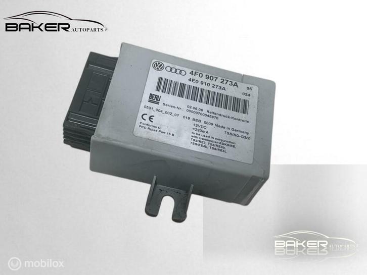 Bandenspanning module Audi A8 D3 5.2 S8 (02-'10) 4F0907273A, Auto-onderdelen, Elektronica en Kabels, Audi, Gebruikt, Ophalen of Verzenden