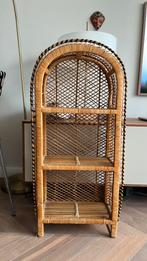 Vintage rotan boekenkastje, Ophalen, Gebruikt