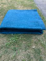 Groot blauw tenttapijt in dikke kwaliteit, Ophalen of Verzenden, Gebruikt