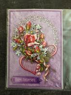 Scrapbook 3D Kaarten Maken Bloemen Happy Anniversary, x2, Ophalen of Verzenden, Nieuw, Versiering of Embellishment, Overige merken