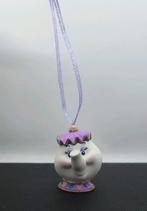 Disney Mevrouw Theepot kerst ornament hanger kerstbal, Verzamelen, Disney, Ophalen of Verzenden, Assepoester of Belle, Nieuw