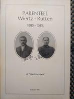 Genealogie Wiertz Rutten, Boeken, Ophalen of Verzenden, Gelezen, Europa
