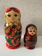 2x Vintage houten Matroesjka, Ophalen of Verzenden