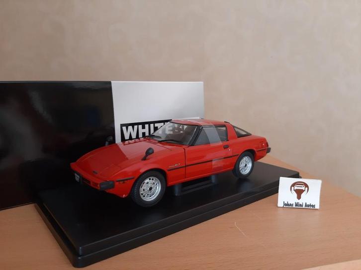 Mazda RX-7 1980 Rood van Whitebox 1:24, Hobby en Vrije tijd, Modelauto's | 1:24, Nieuw, Auto, Overige merken, Ophalen of Verzenden