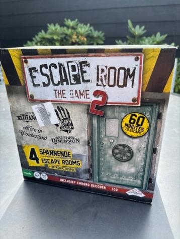 Escape room 2 gezelschapsspel voor 60 min beschikbaar voor biedingen