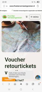 Retourvlucht stad/regio naar keuze binnen europa, Tickets en Kaartjes, Twee personen, Vliegtuig, Buitenland, Algemeen kaartje