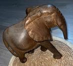 Vintage Keniaanse Olifant - Ebbenhout, Antiek en Kunst, Ophalen of Verzenden