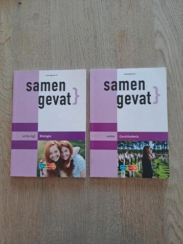Samengevat Biologie Vmbo kgt en Geschiedenis Vmbo  beschikbaar voor biedingen