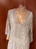 MADE IN ITALY gehaakte jurk maat m zgan, Kleding | Dames, Jurken, Maat 38/40 (M), Made in Italy, G, Beige