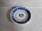 Bordje 8,5 cm. Butterflij Blauw Societé Ceramique Maestricht, Antiek en Kunst, Antiek | Servies los, Ophalen of Verzenden