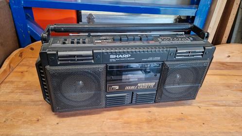 Sharp WQ-T234 stereo radio casette recorder boombox, Audio, Tv en Foto, Radio's, Zo goed als nieuw, Radio, Ophalen of Verzenden