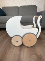 Kinderfeets Poppenwagen - Houten Speelgoed, Ophalen, Zo goed als nieuw, Meisje