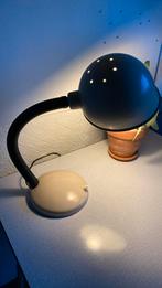 Vintage jaren zeventig burolamp, Huis en Inrichting, Lampen | Tafellampen, Minder dan 50 cm, Ophalen of Verzenden, Metaal, Zo goed als nieuw