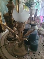Vintage metalen tafellamp foto 1 t/m 6, Heikant 21 Kaatsheuvel, Landelijk brocante romantisch, Belle Vieille Brocante, Ophalen of Verzenden