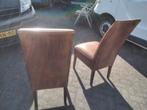 2 schapeleren  stoelen  in perfecte staat., Ophalen of Verzenden, Zo goed als nieuw, Bruin, Leer