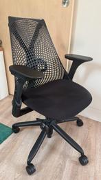 Herman Miller Sayl Stoel, Ophalen, Gaming bureaustoel, Zwart, Zo goed als nieuw
