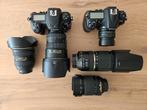 Mooie camera set Nikon D500 + D300 + lenzen, Audio, Tv en Foto, Fotocamera's Digitaal, Ophalen, Zo goed als nieuw, Nikon