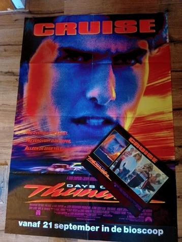 Biscoop poster set ''Days of Thunder'' 1990, met Tom Cruise. beschikbaar voor biedingen