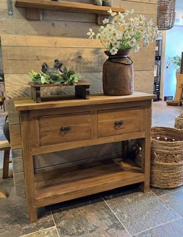 Sidetable met 2 grote lades Nieuw  beschikbaar voor biedingen