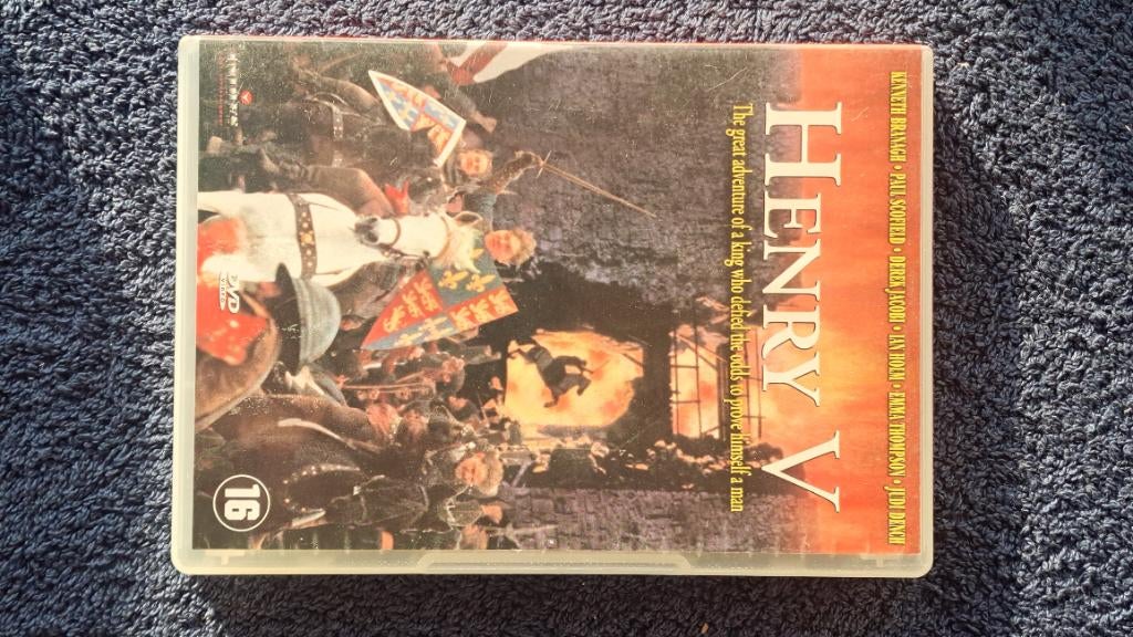 Henry V "Kenneth Branagh", Alle leeftijden, Ophalen of Verzenden, Zo goed als nieuw