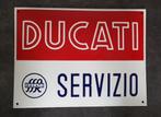 Ducati servizio emaillen reclame bord en veel andere borden, Reclamebord, Emaille, Ophalen of Verzenden, Info@americansaleshop.nl